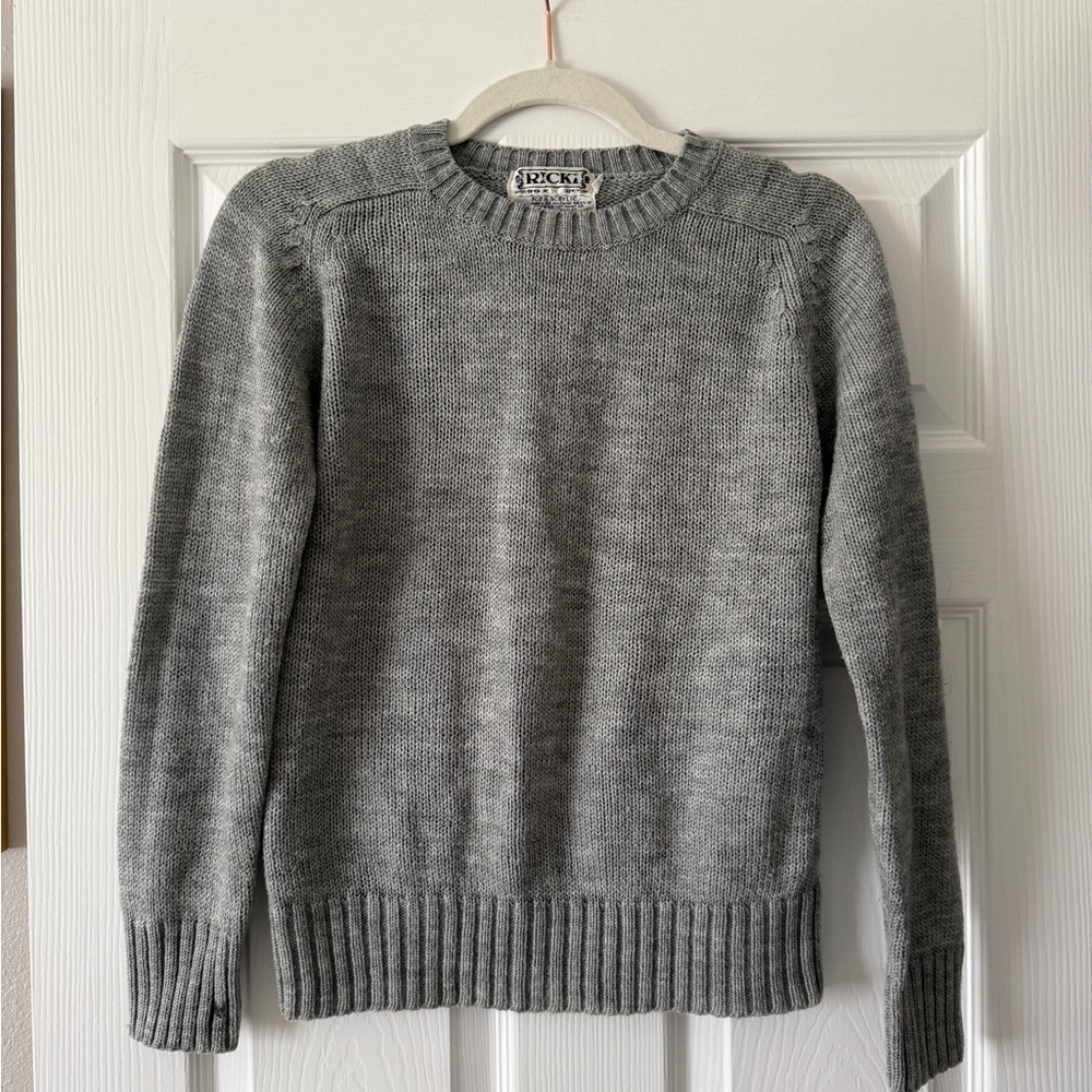 Vintage Ricki's‎ Heather Gray Crewneck Sweater